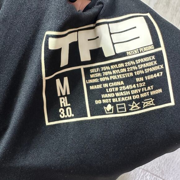 TA3 Black Plungey One Piece Swimsuit Size Medium - Picture 2 of 5